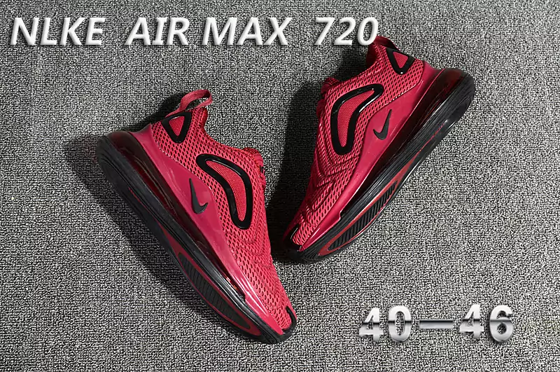 unisex nike air max 720 running chaussures red win